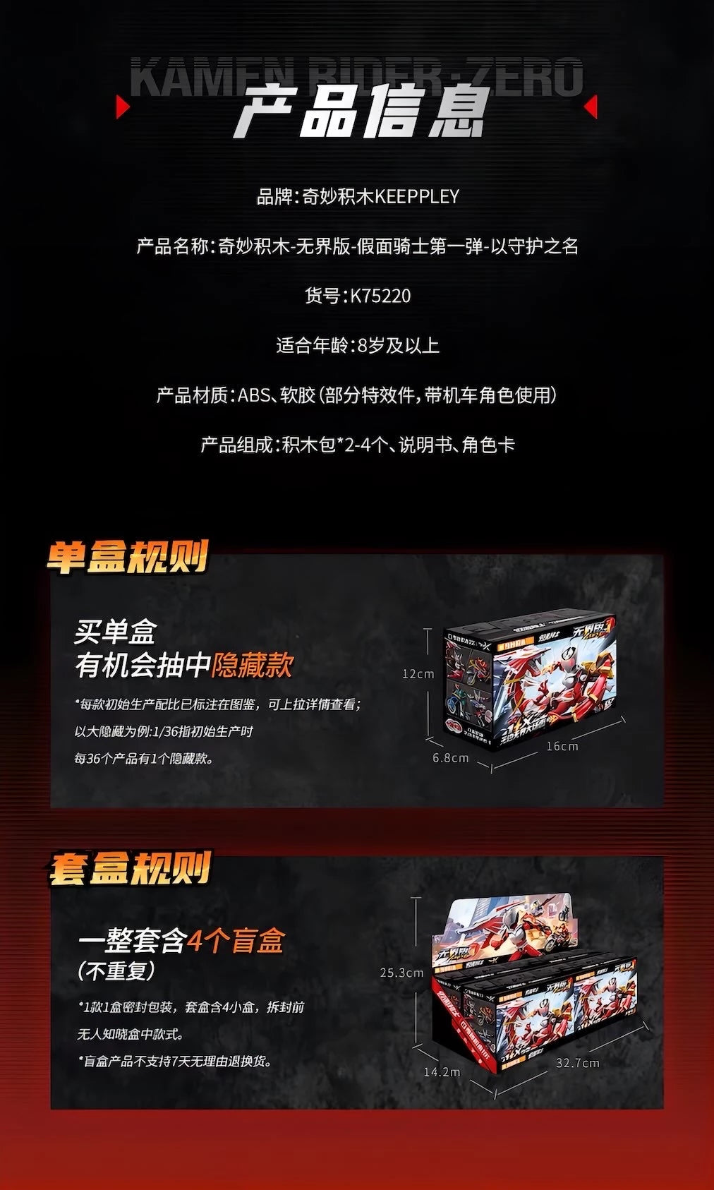 仮面ライダー ブロックフィギュア 無界版 第1弾 守護の名のもとに ブラインドボックス