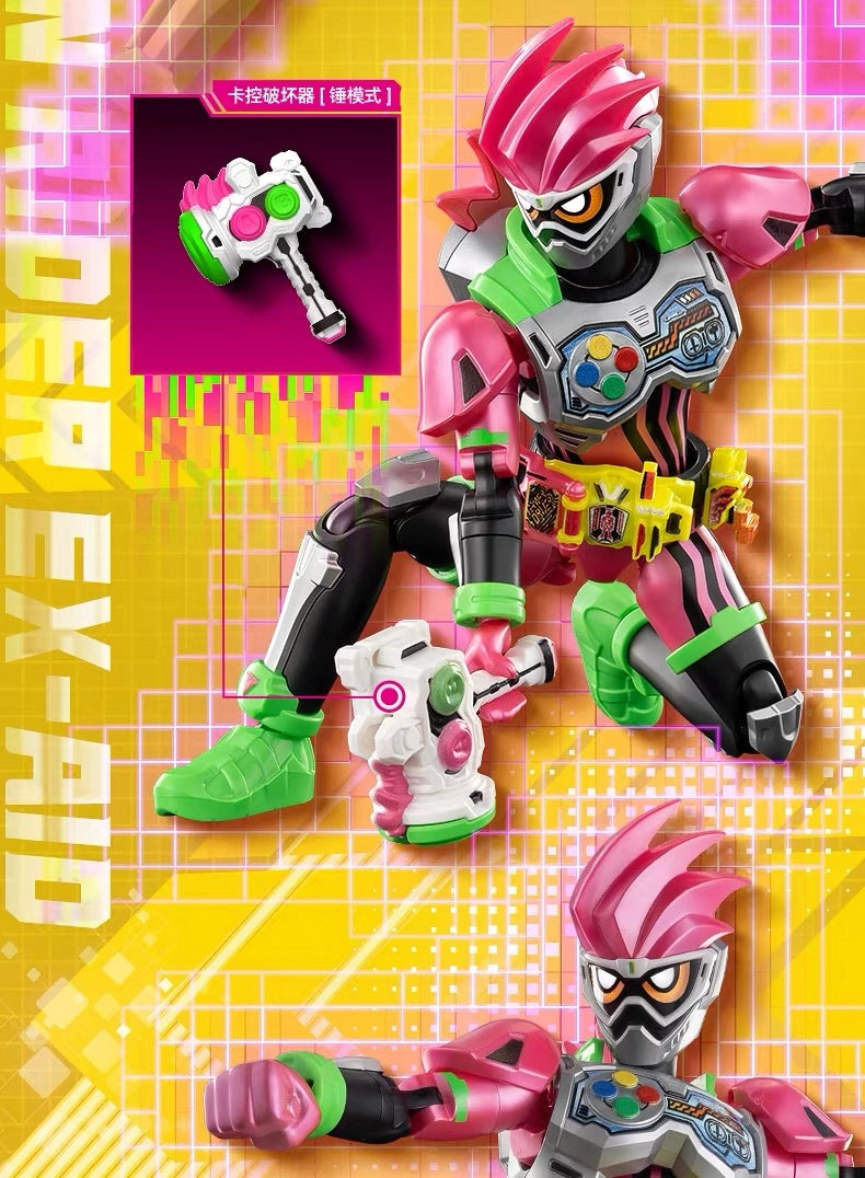仮面ライダーエグゼイド アクションゲーマー レベル2＆仮面ライダーレーザー バイクゲーマー レベル2 ブロックフィギュア HERO10 クラシックコンビネーションVer.S