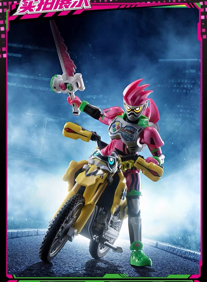 仮面ライダーエグゼイド アクションゲーマー レベル2＆仮面ライダーレーザー バイクゲーマー レベル2 ブロックフィギュア HERO10 クラシックコンビネーションVer.S