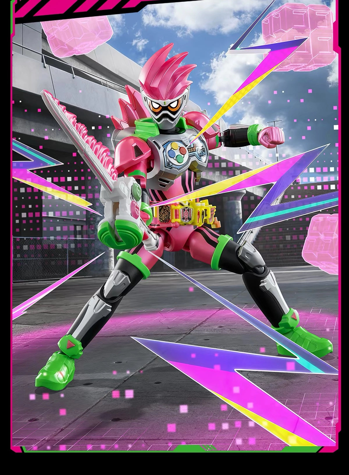 仮面ライダーエグゼイド アクションゲーマー レベル2＆仮面ライダーレーザー バイクゲーマー レベル2 ブロックフィギュア HERO10 クラシックコンビネーションVer.S