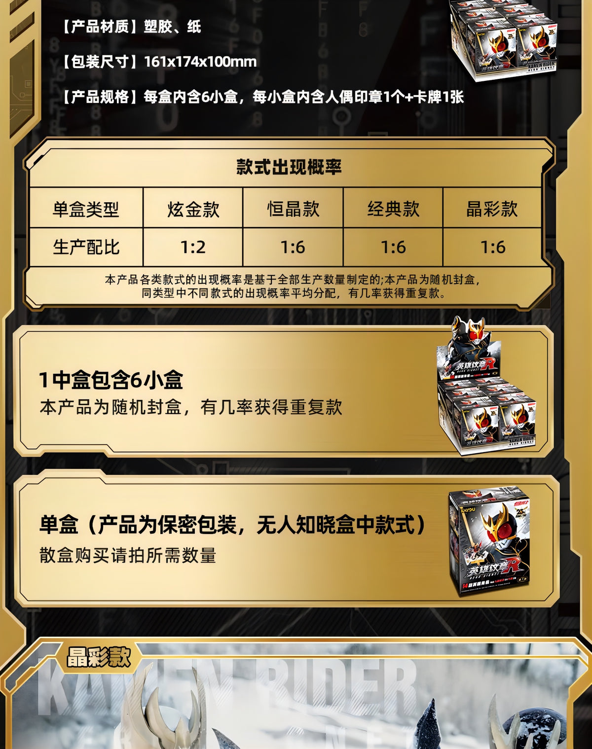 仮面ライダー フィギュア 英雄紋章R 第1弾 ブラインドボックス