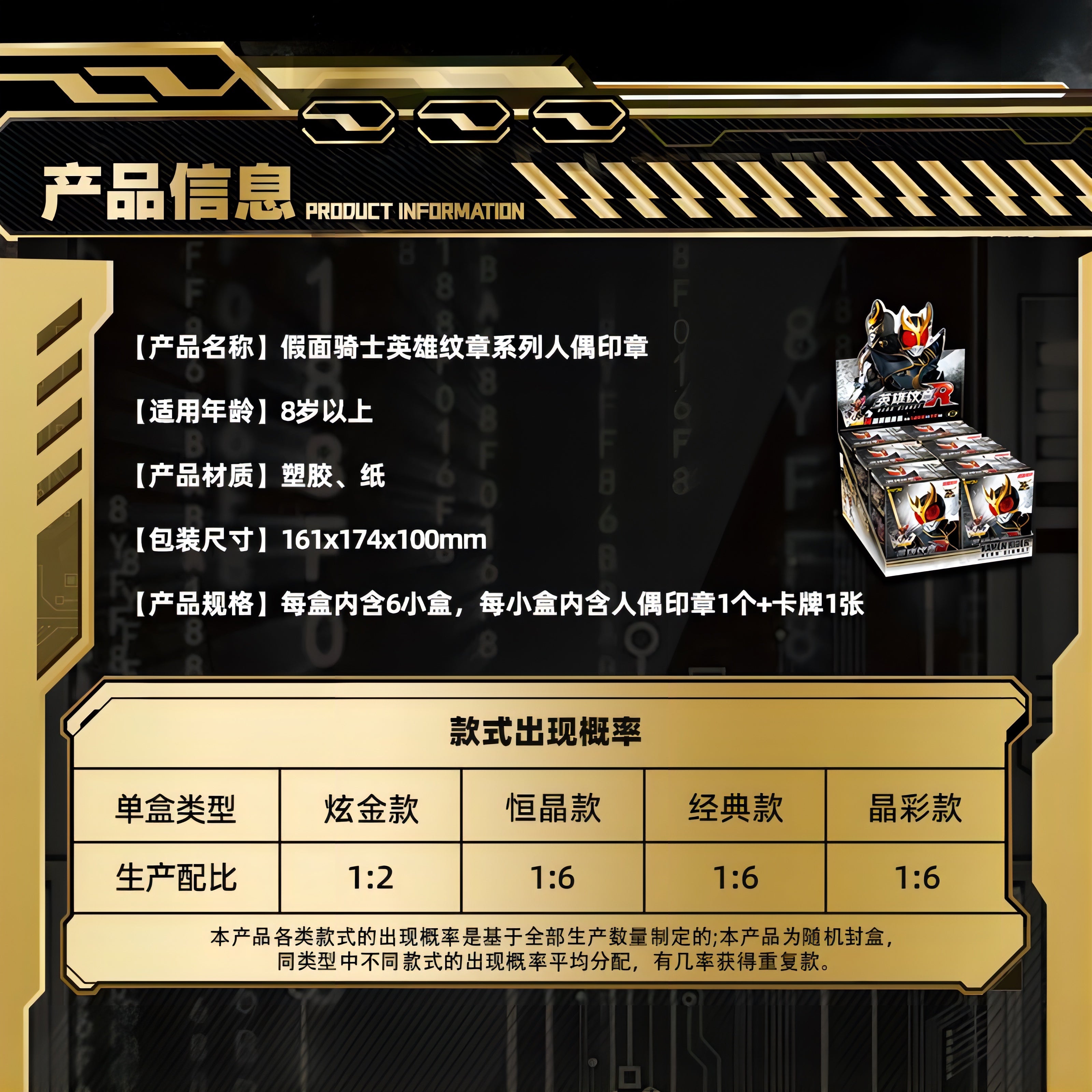 仮面ライダー フィギュア 英雄紋章R 第1弾 ブラインドボックス KAYOU