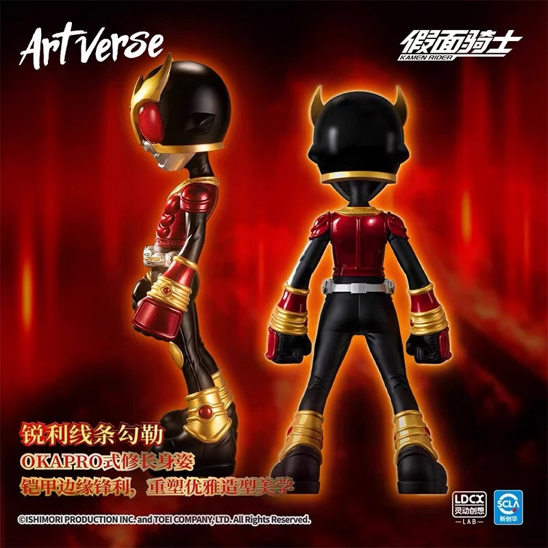仮面ライダークウガ ソフビフィギュア マイティフォーム Artverse OKAPRO Vol.1 側面と背面デザイン