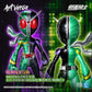 仮面ライダーW ソフビフィギュア サイクロンジョーカー Artverse OKAPRO Vol.1 正面と背面のデザイン
