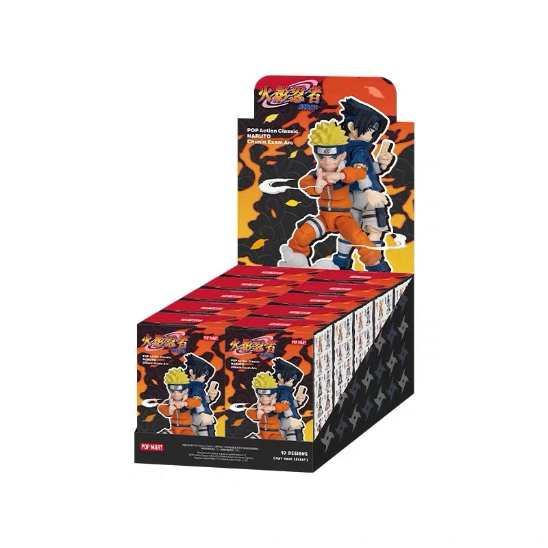 「NARUTO -ナルト- POP Action Classic 中忍試験編」ブラインドボックスのアソートボックス（1BOX・10個入り）のパッケージ画像