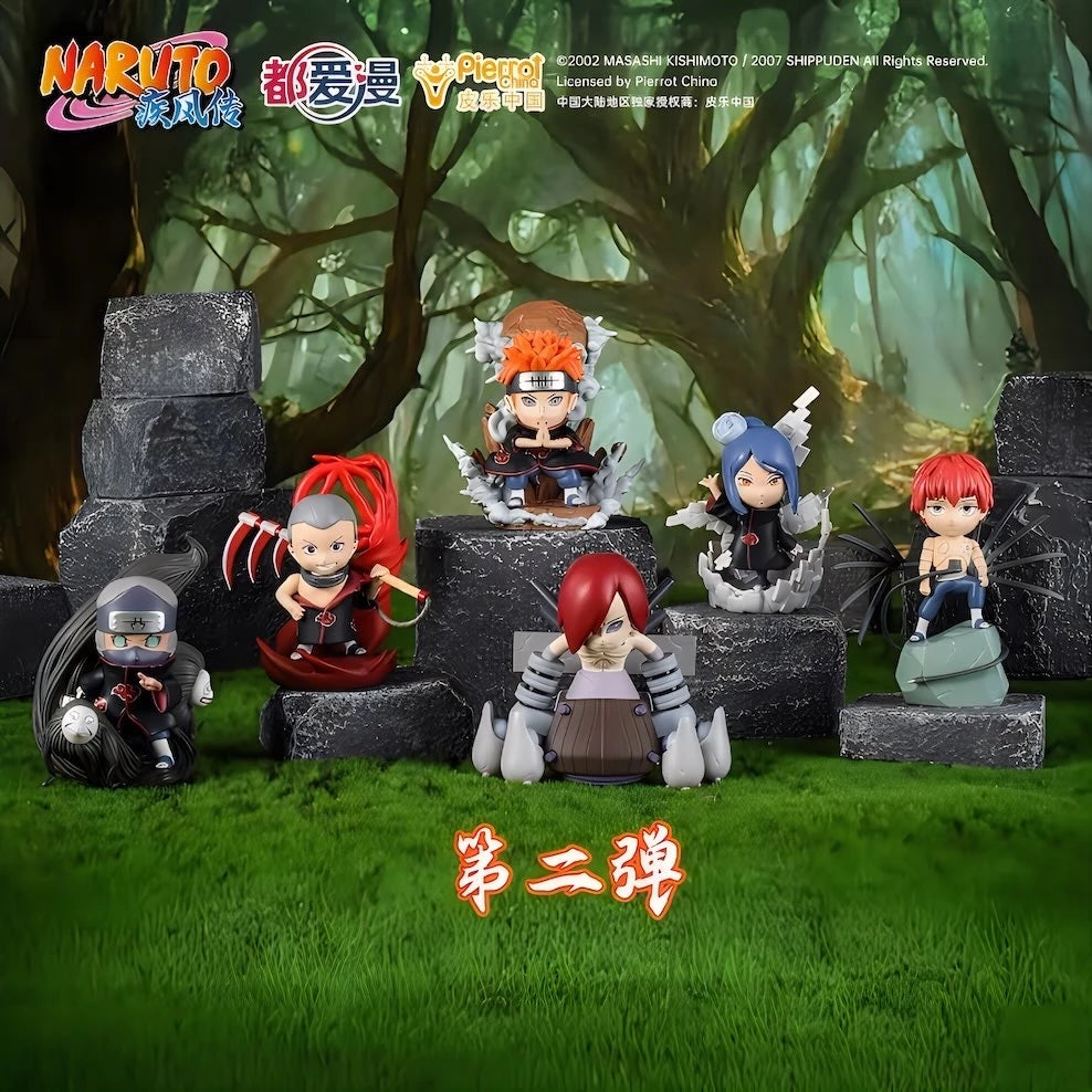 NARUTO-ナルト- 疾風伝 暁 フィギュア 暁組織シリーズ 第2弾 ブラインドボックス 都愛漫 全6種＋シークレット1種