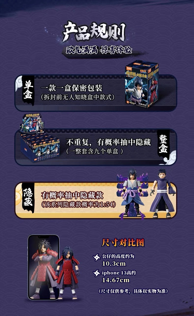 NARUTO -ナルト- 疾風伝 ブロックフィギュア 群星版 第4弾 大戦開戦 ブラインドボックス