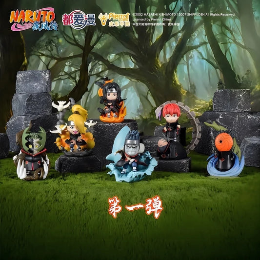 NARUTO-ナルト- 疾風伝 暁 フィギュア 暁組織シリーズ 第1弾 ブラインドボックス 都愛漫 イタチ 鬼鮫 デイダラ サソリ オビト ゼツ 全6種＋シークレット