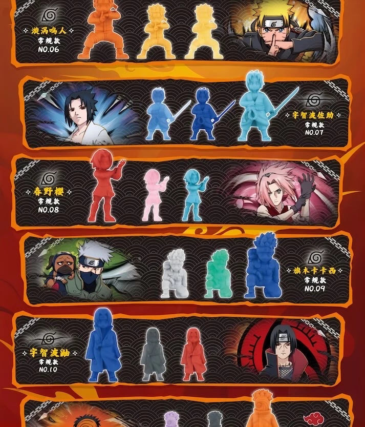 NARUTO-ナルト- 疾風伝 フィギュア 燃焼意志シリーズ 疾風絵巻 第1弾 ブラインドボックス