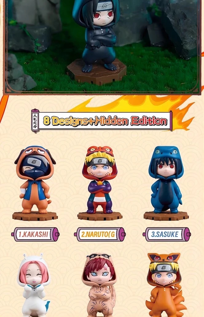 NARUTO-ナルト- 疾風伝 フィギュア Pajamarsシリーズ ブラインドボックス BN FIGURE Q