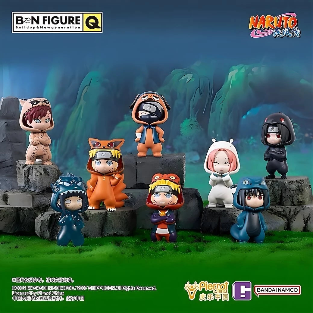 NARUTO-ナルト- 疾風伝 フィギュア Pajamarsシリーズ ブラインドボックス BN FIGURE Q カカシ ナルト サスケ サクラ 我愛羅 ヒナタ イタチ ラインナップ一覧