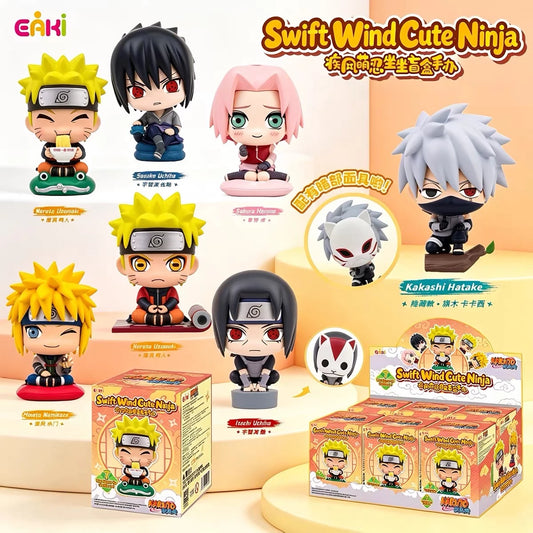 NARUTO -ナルト- 疾風伝 フィギュア Swift Wind Cute Ninjaシリーズ ブラインドボックス 全6種＋シークレット1種 ラインナップ