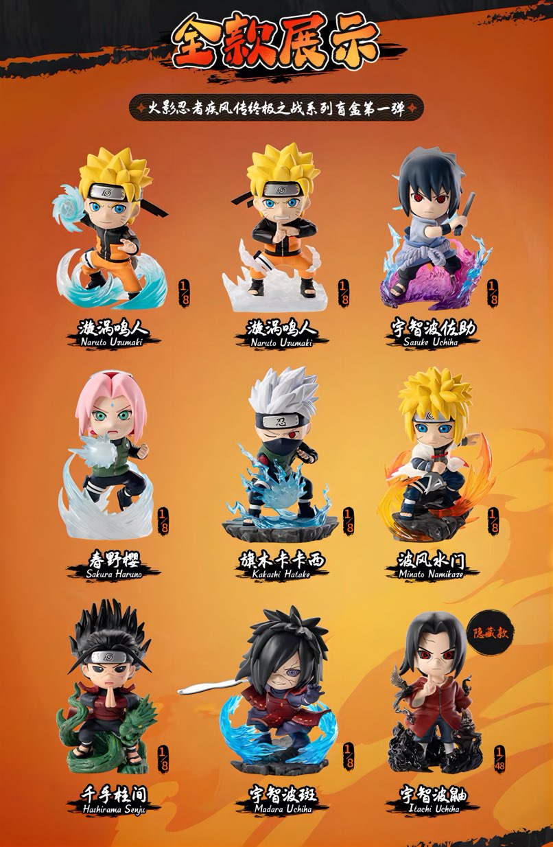 NARUTO -ナルト- 疾風伝 フィギュア 最終決戦シリーズ ブラインドボックス