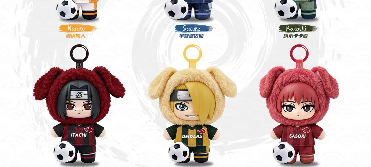 NARUTO -ナルト- 疾風伝 マスコットキーホルダー Football Showdownシリーズ ブラインドボックス