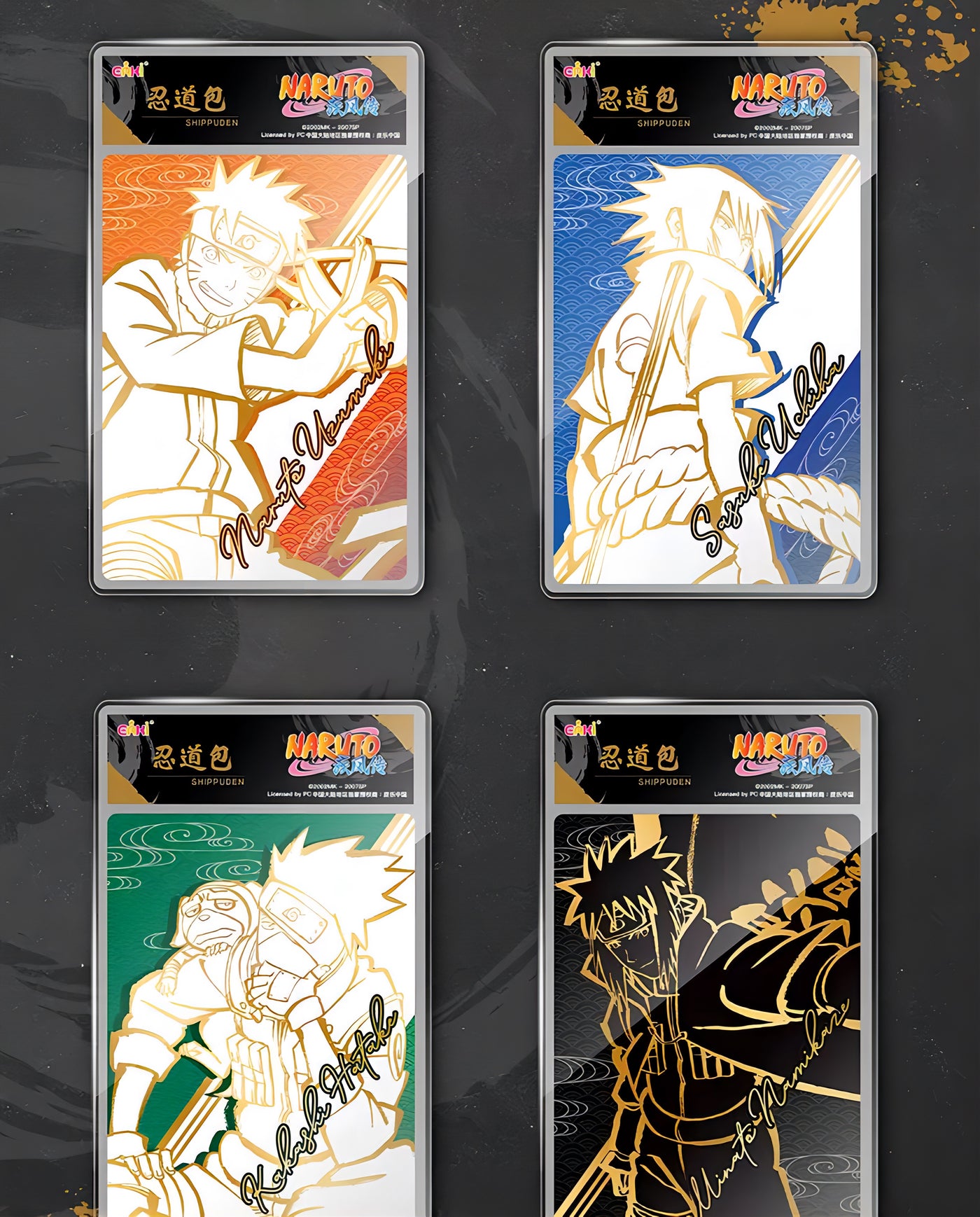 NARUTO -ナルト- 疾風伝 忍道包 ポラロイド風カード ブラインドボックス  EAKI 海外限定