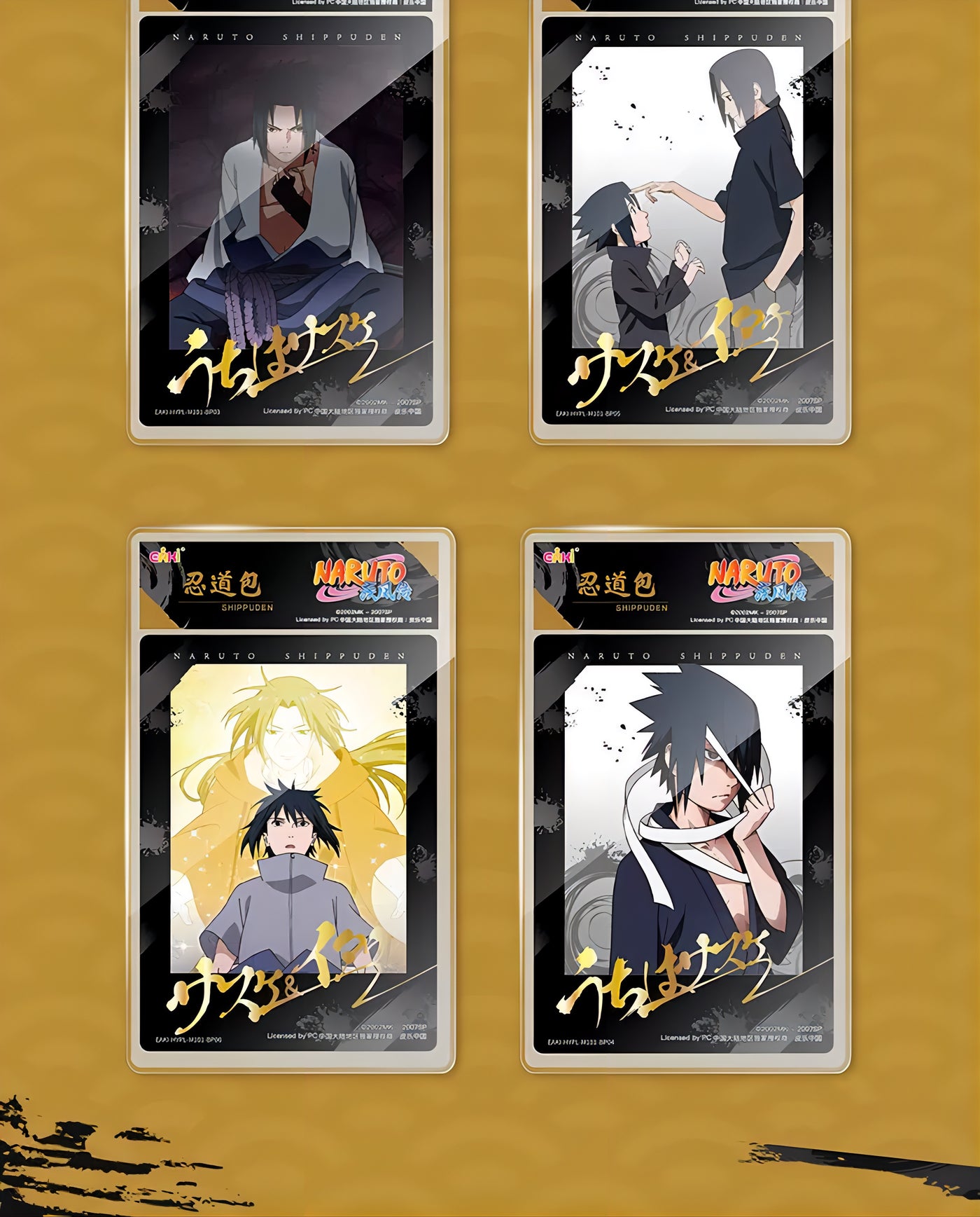 NARUTO -ナルト- 疾風伝 忍道包 ポラロイド風カード ブラインドボックス  EAKI 海外限定