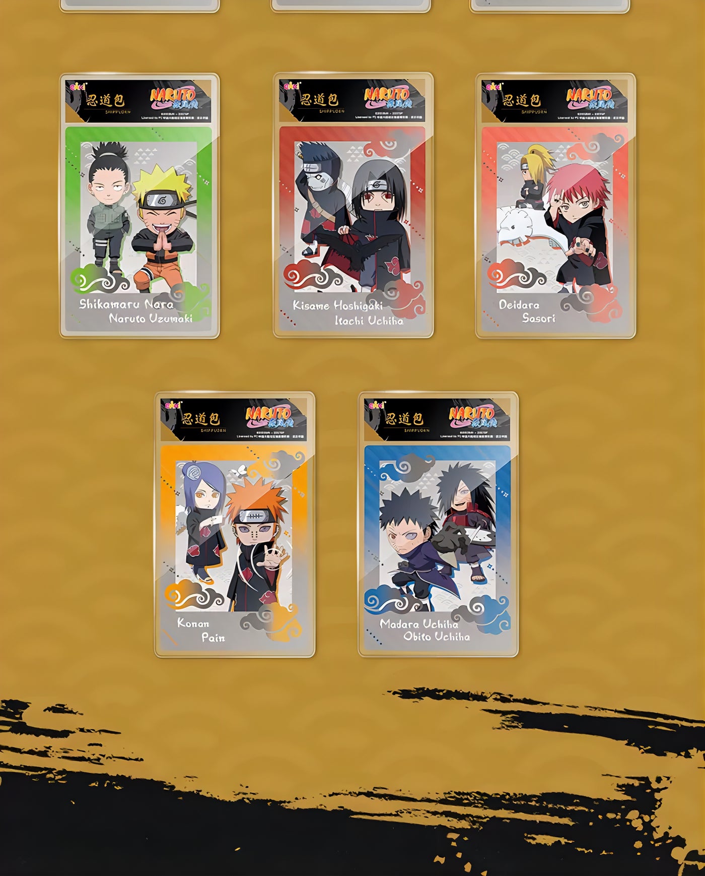 NARUTO -ナルト- 疾風伝 忍道包 ポラロイド風カード ブラインドボックス  EAKI 海外限定