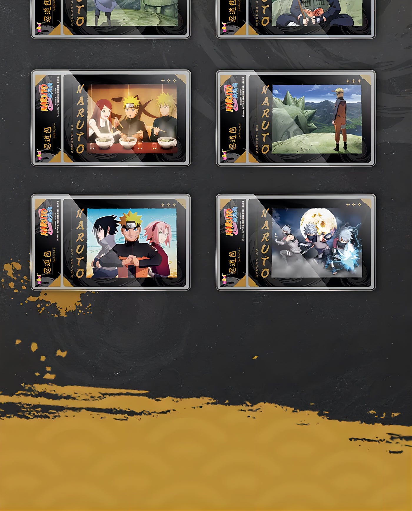 NARUTO -ナルト- 疾風伝 忍道包 ポラロイド風カード ブラインドボックス  EAKI 海外限定