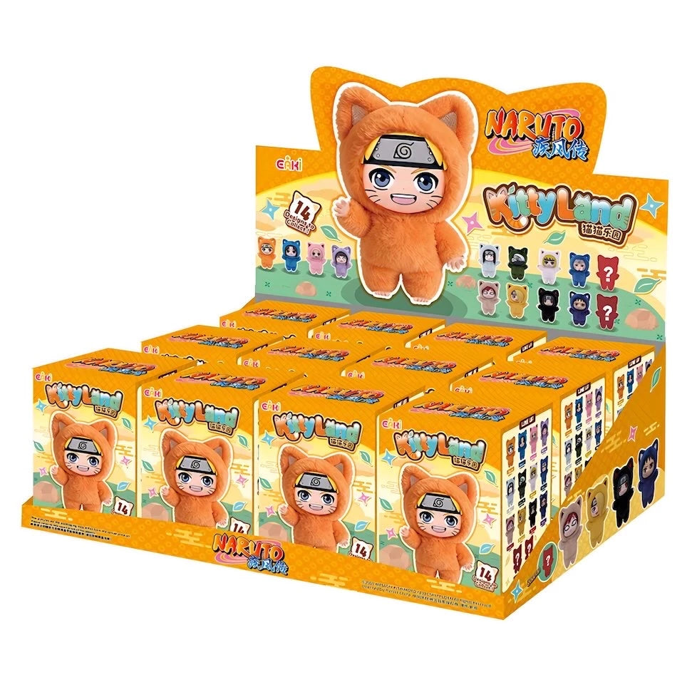 NARUTO-ナルト- 疾風伝 猫猫楽園シリーズ ぬいぐるみ ブラインドボックス EAKI カートンBOX パッケージ
