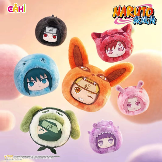 NARUTO -ナルト- 疾風伝 ソフぬいポーチ 獣耳シリーズ ブラインドボックス EAKI 全ラインナップ集合イメージ