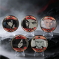NARUTO -ナルト- 疾風伝 うちは一族 缶バッジコレクション 赤×金デザイン 5種 商品画像
