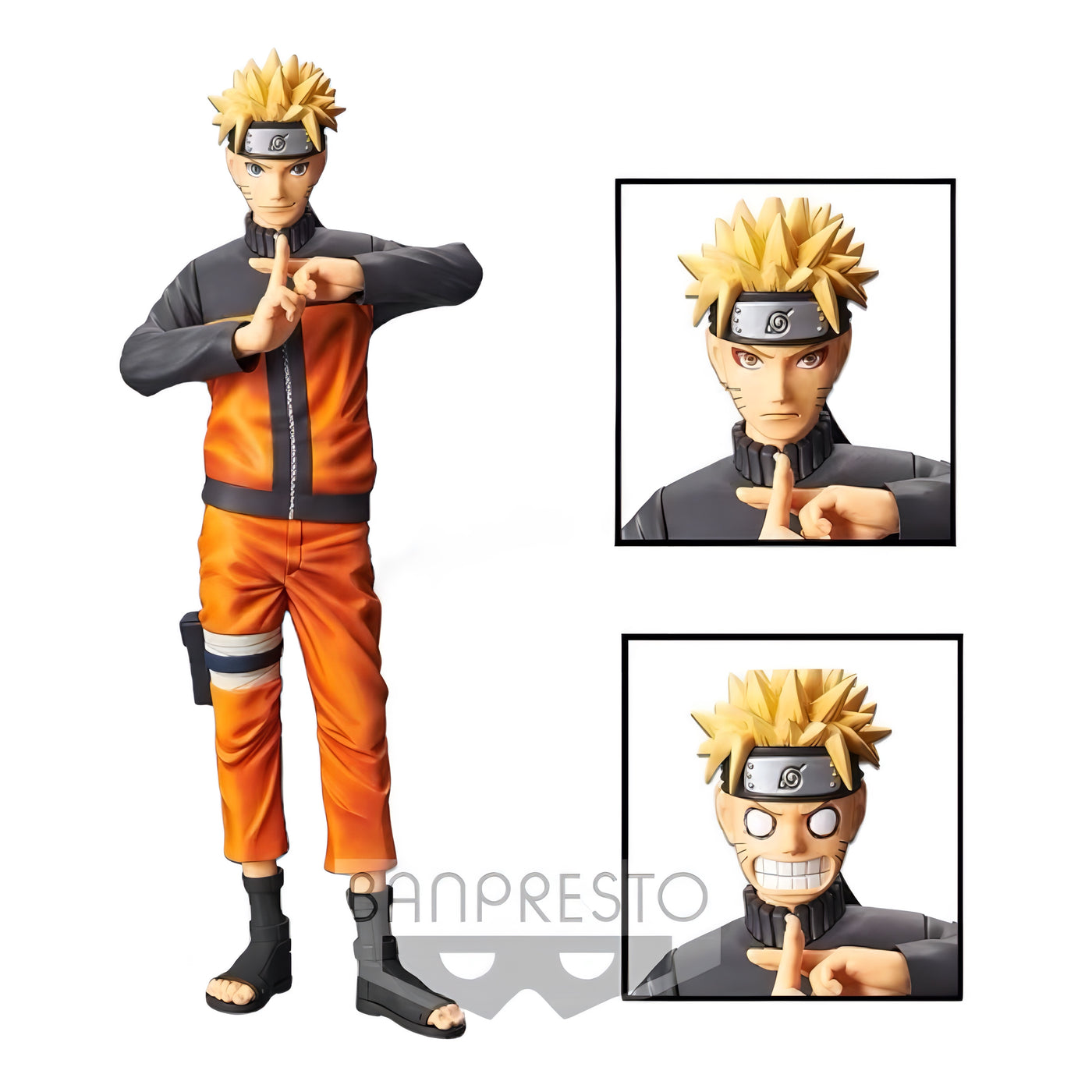 NARUTO-ナルト- 疾風伝 うずまきナルト フィギュア Grandista nero
