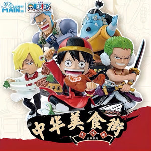 ONE PIECE 中華美食街 印章フィギュア ブラインドボックス WIN MAIN