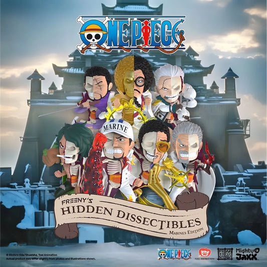 ONE PIECE フィギュア Freeny's Hidden Dissectibles Marines Edition ブラインドボックス Mighty Jaxx メインビジュアル