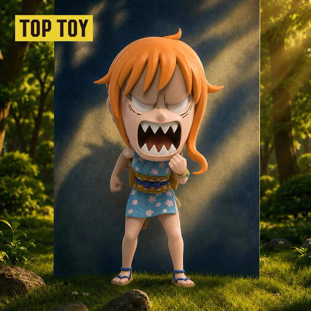 ONE PIECE ナミ フィギュア Whackoos! Silly Faces Series ワノ国編