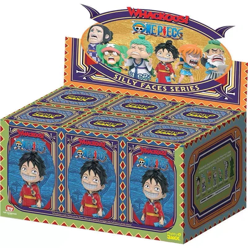ONE PIECE フィギュア Whackoos! Silly Faces Series ワノ国編 ブラインドボックス 1カートン展示イメージ