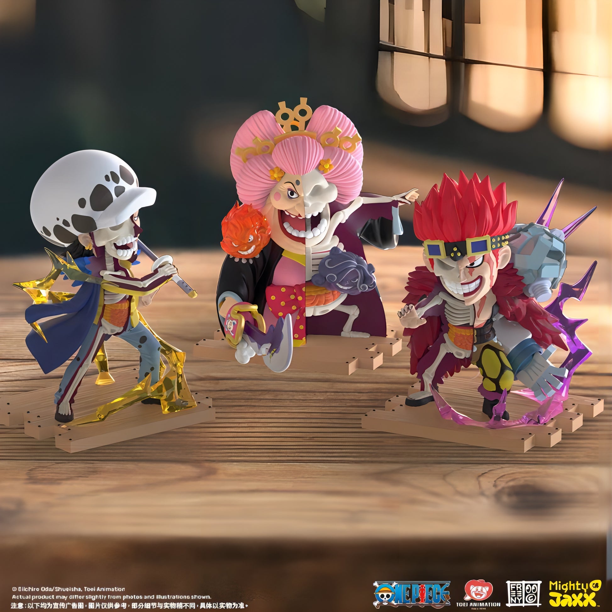 ONE PIECE Freeny Hidden Dissectibles Law Big Mom Kid ロー ビッグマム キッド ワノ国編 解剖フィギュア MIGHTY JAXX