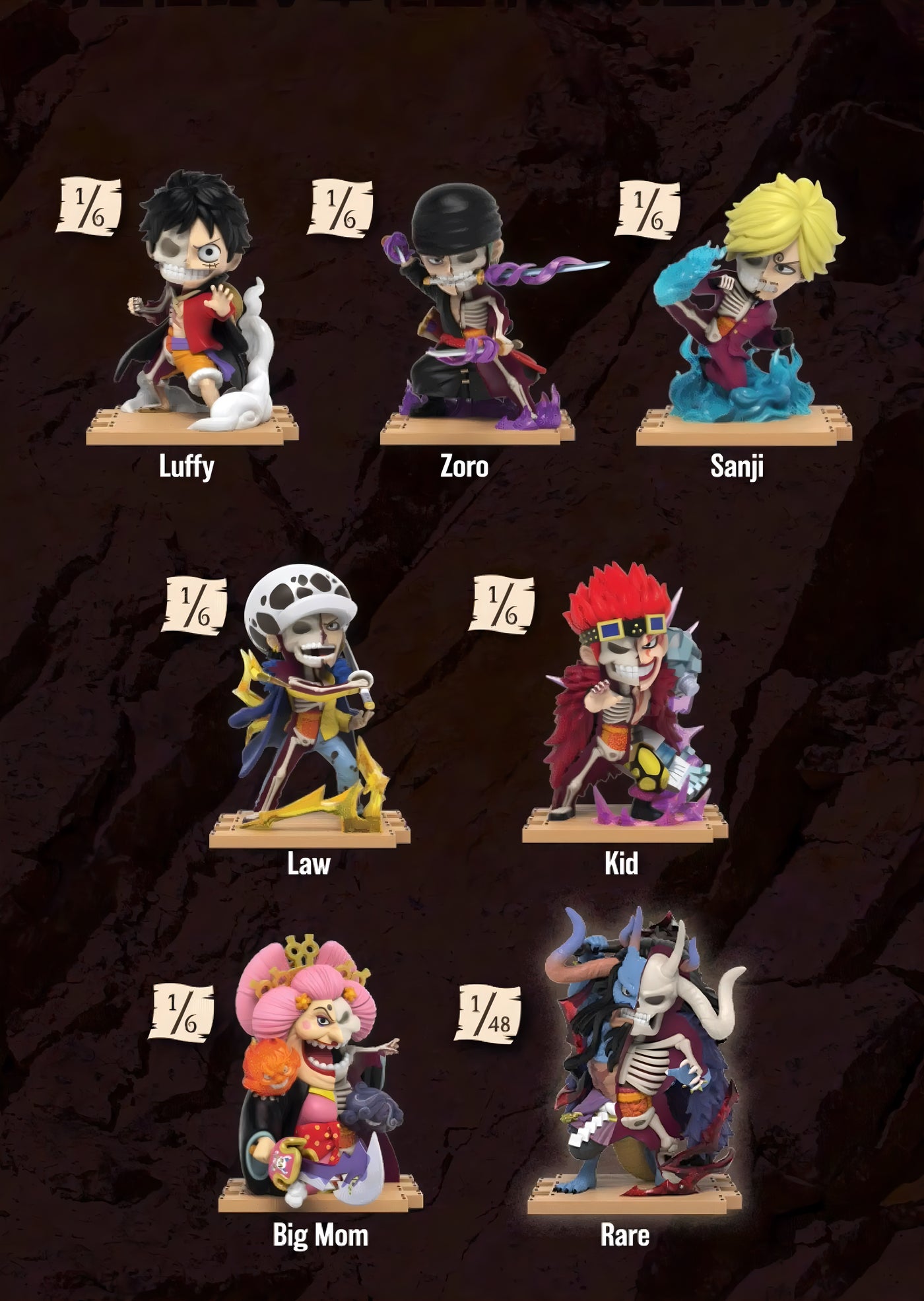 ONE PIECE フィギュア Freeny's Hidden Dissectibles Wano Arc Edition ブラインドボックス
