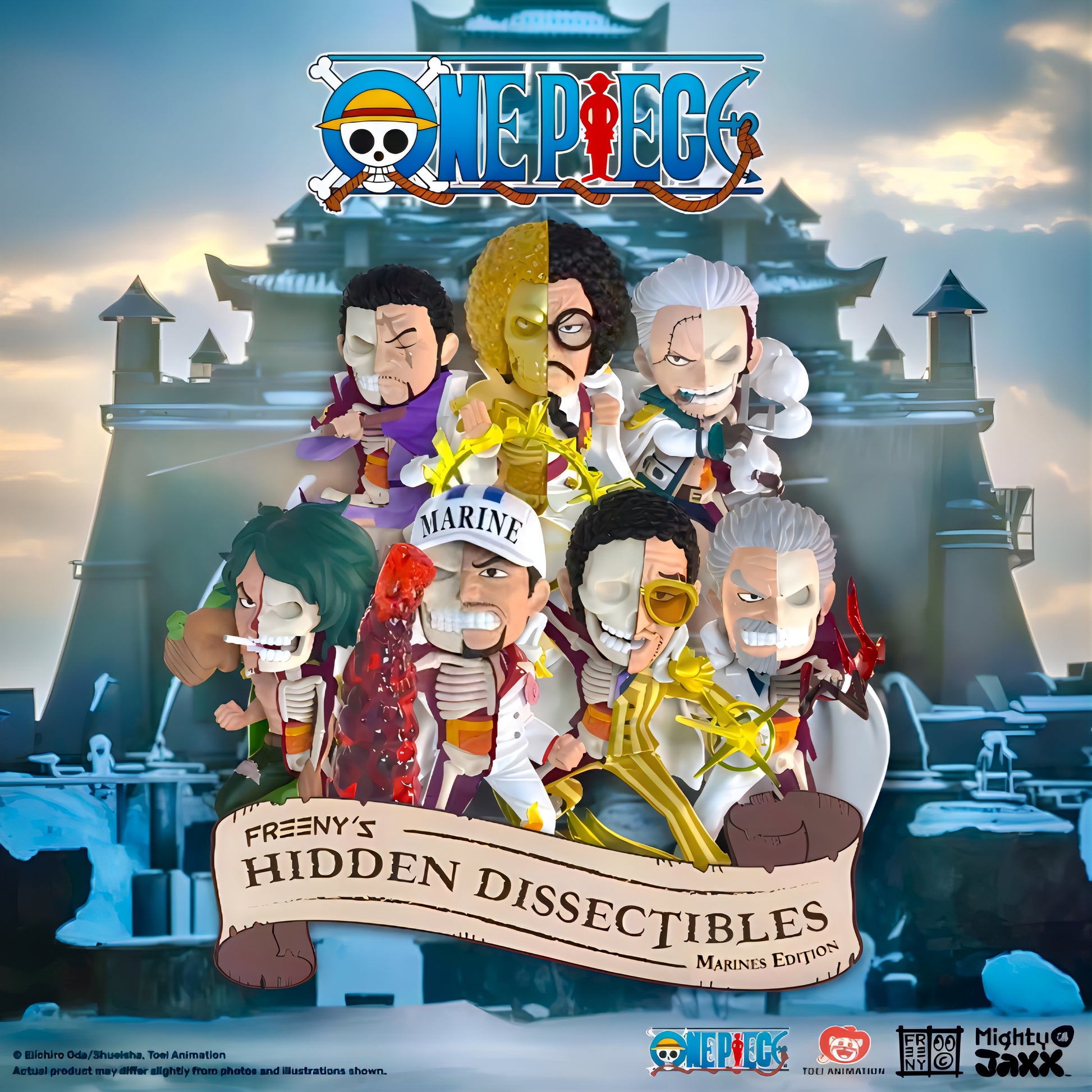 ONE PIECE Freeny's Hidden Dissectibles MARINES EDITION 海軍フィギュア全種 MIGHTY JAXX