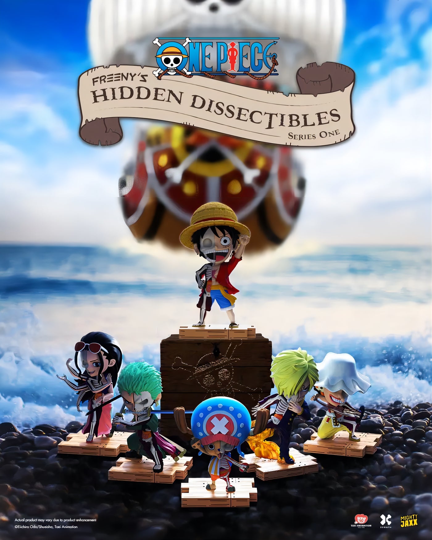 ONE PIECE フィギュア Freeny's Hidden Dissectibles ブラインドボックス