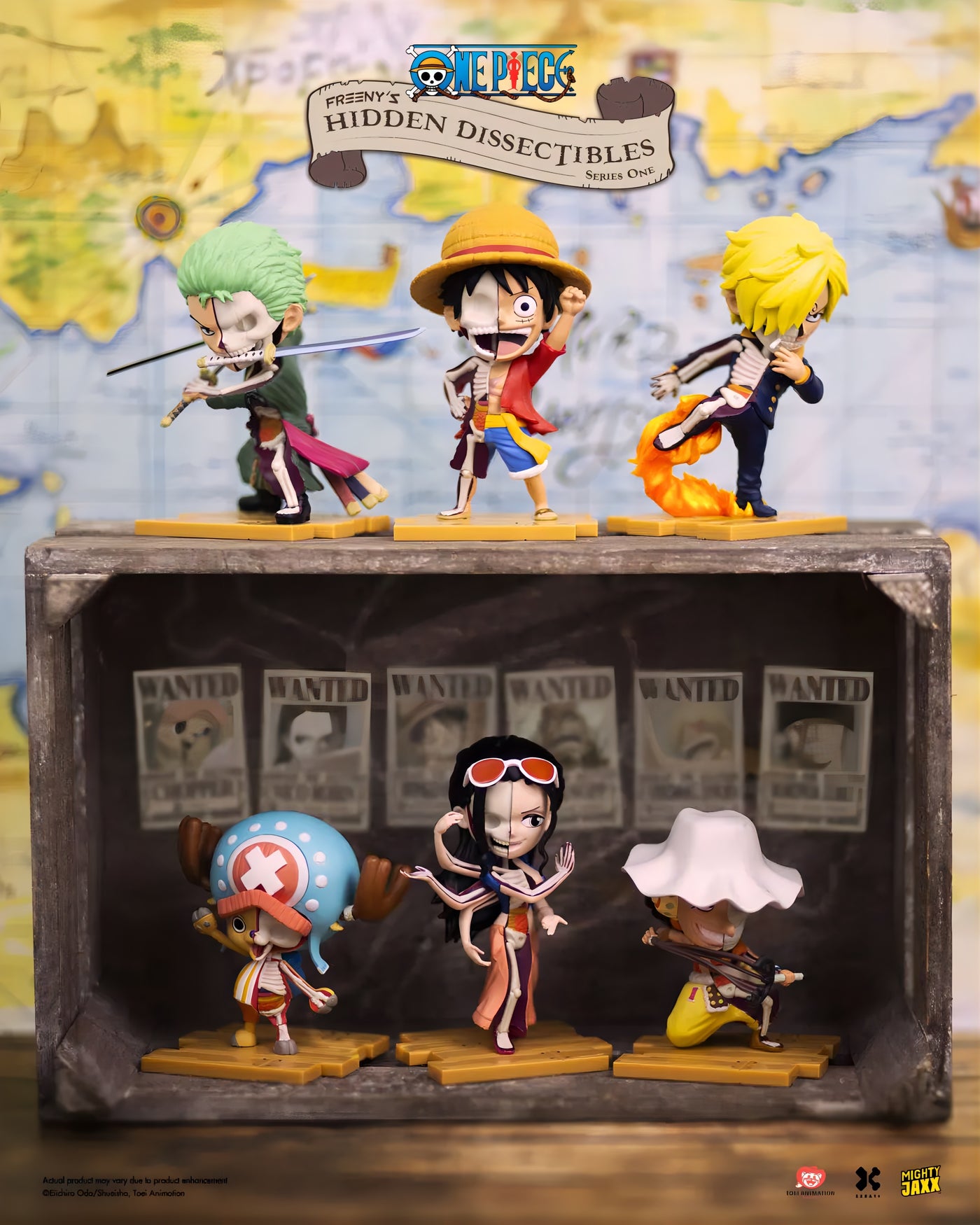 ONE PIECE フィギュア Freeny's Hidden Dissectibles ブラインドボックス