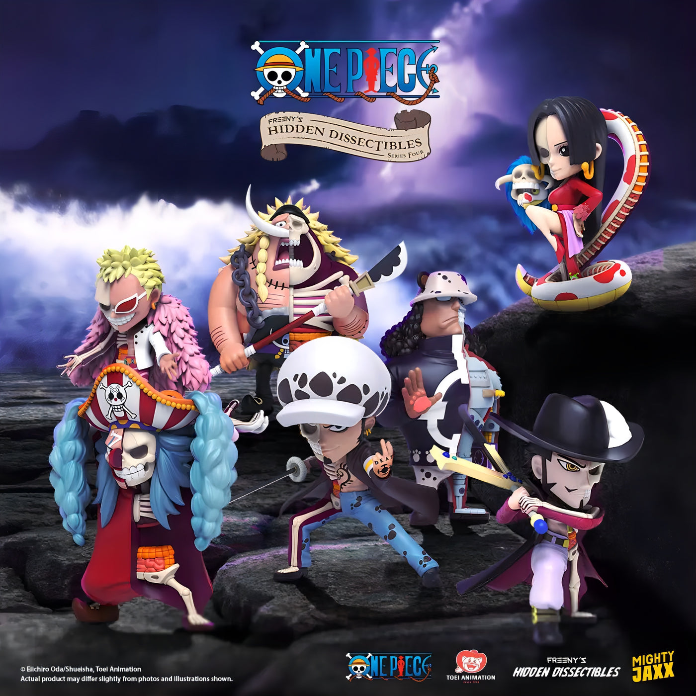 ONE PIECE フィギュア Freeny's Hidden Dissectibles Warlords Edition ブラインドボックス