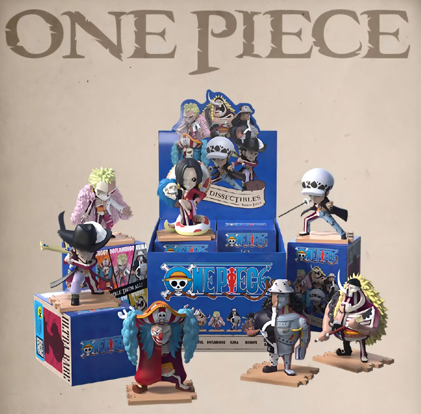 ONE PIECE フィギュア Freeny's Hidden Dissectibles Warlords Edition ブラインドボックス