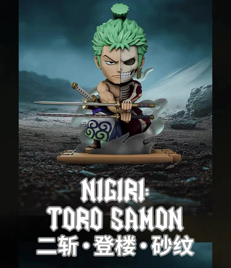 ONE PIECE フィギュア Freeny's Hidden Dissectibles Zoro Sword Stances Series ブラインドボックス