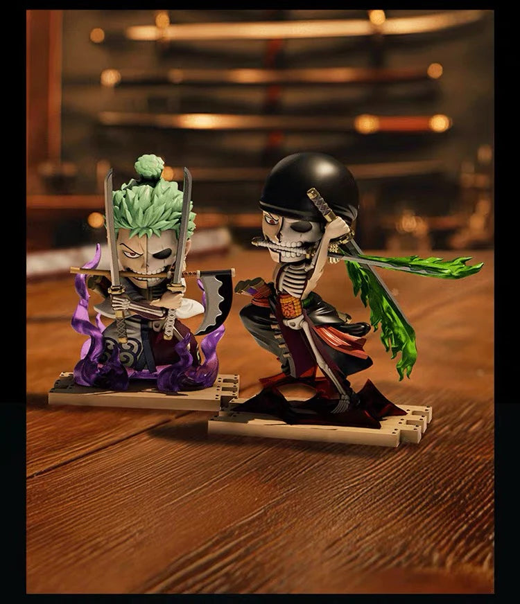 ONE PIECE フィギュア Freeny's Hidden Dissectibles Zoro Sword Stances Series ブラインドボックス
