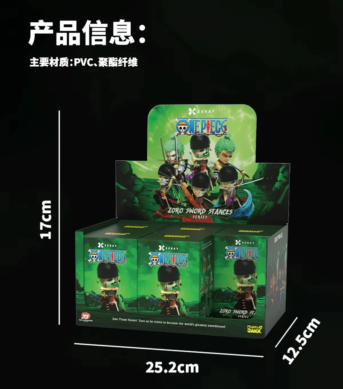 ONE PIECE フィギュア Freeny's Hidden Dissectibles Zoro Sword Stances Series ブラインドボックス