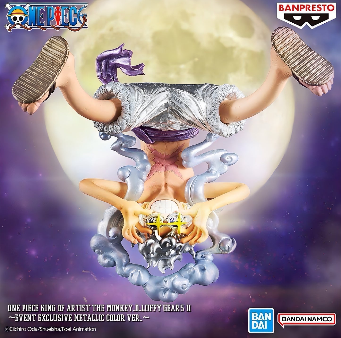 ワンピース ルフィ ギア5 KING OF ARTIST メタリックカラー 正面 太陽の神ニカ イベント限定 BANPRESTO エッグヘッド編