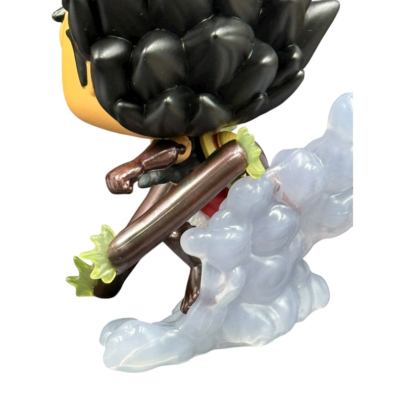 ワンピース ルフィ スネークマン Funko Pop 脚部詳細 武装色の覇気 スモークベース ギア4