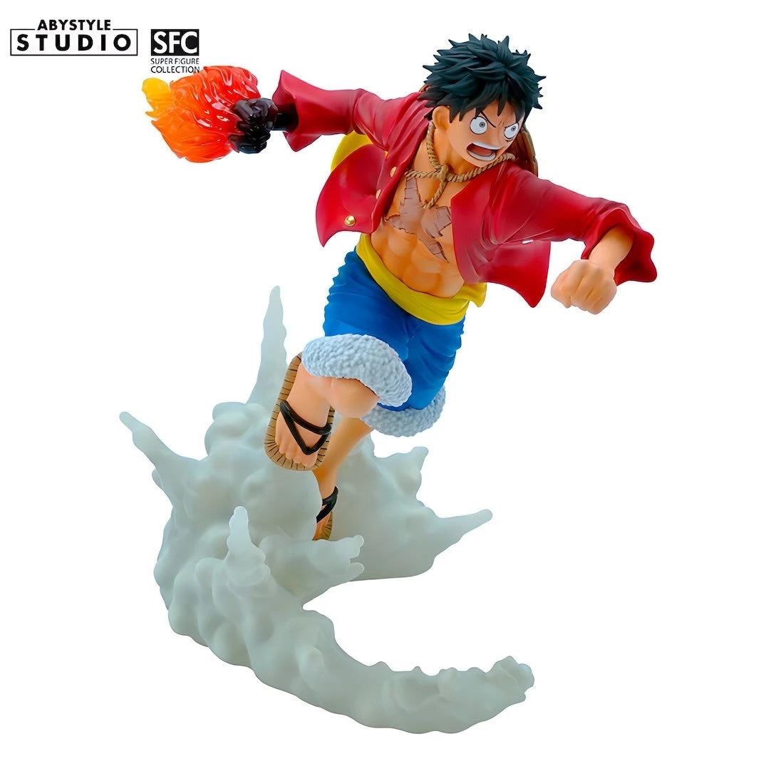 ONE PIECE モンキーDルフィ フィギュア SFC ABYstyle Studio エフェクト台座付き
