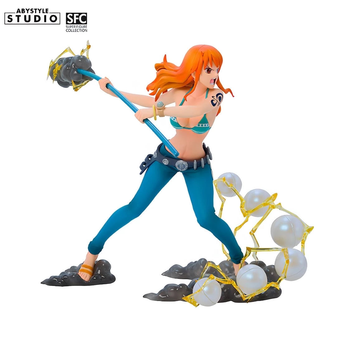 ONE PIECE ナミ フィギュア SFC ABYstyle Studio 戦闘ポーズ 全身