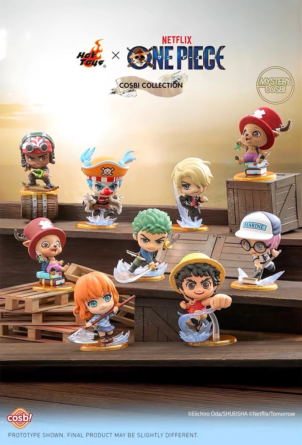 ONE PIECE Netflix実写版 フィギュア COSBI Collection ブラインドボックス
