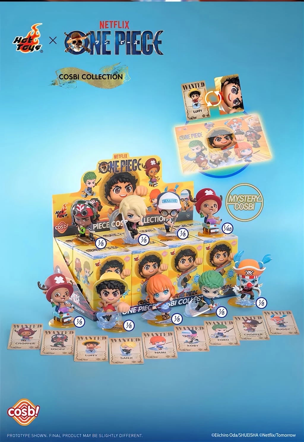 ONE PIECE Netflix実写版 フィギュア COSBI Collection ブラインドボックス