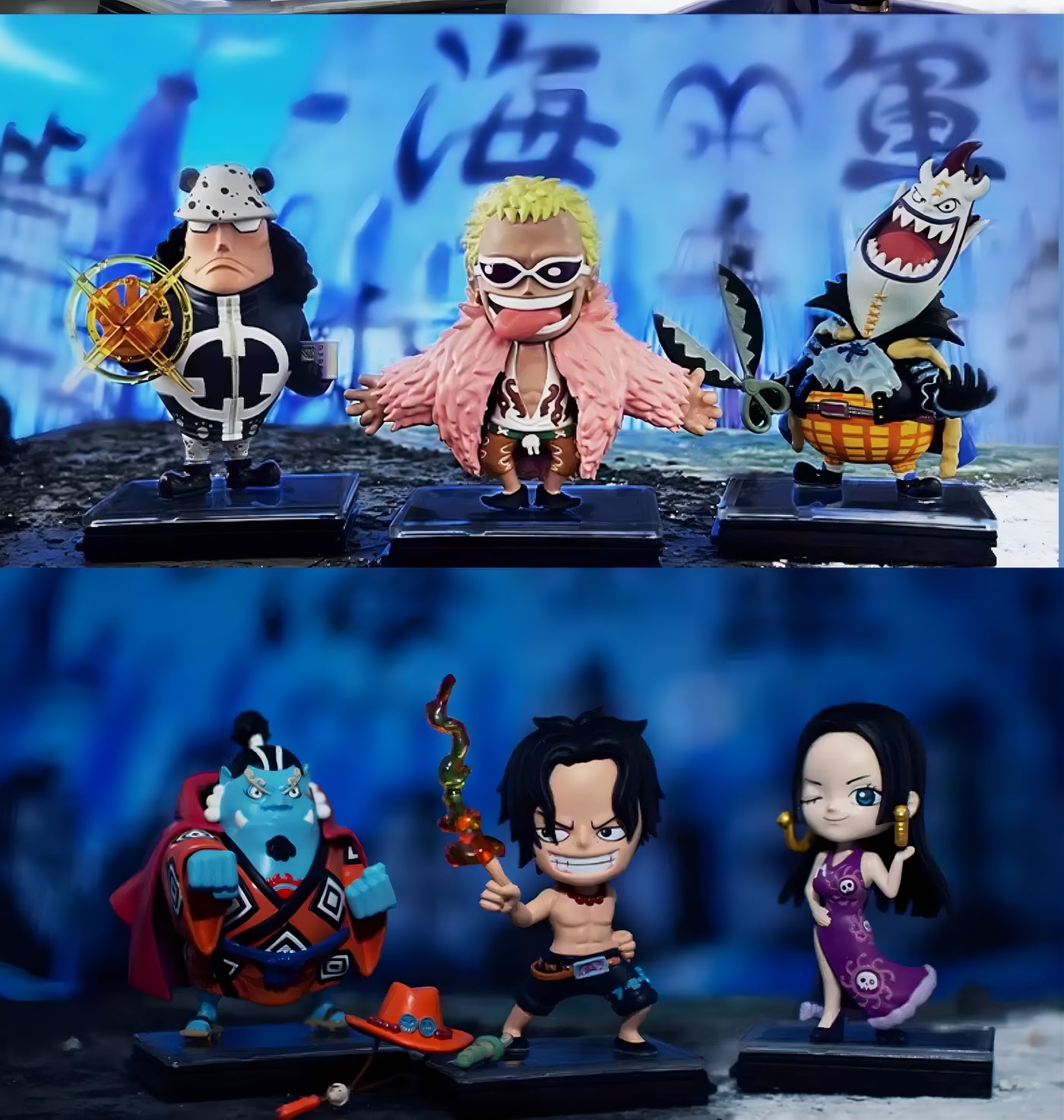 ONE PIECE 頂上戦争 印章フィギュア ブラインドボックス マリンフォード後編