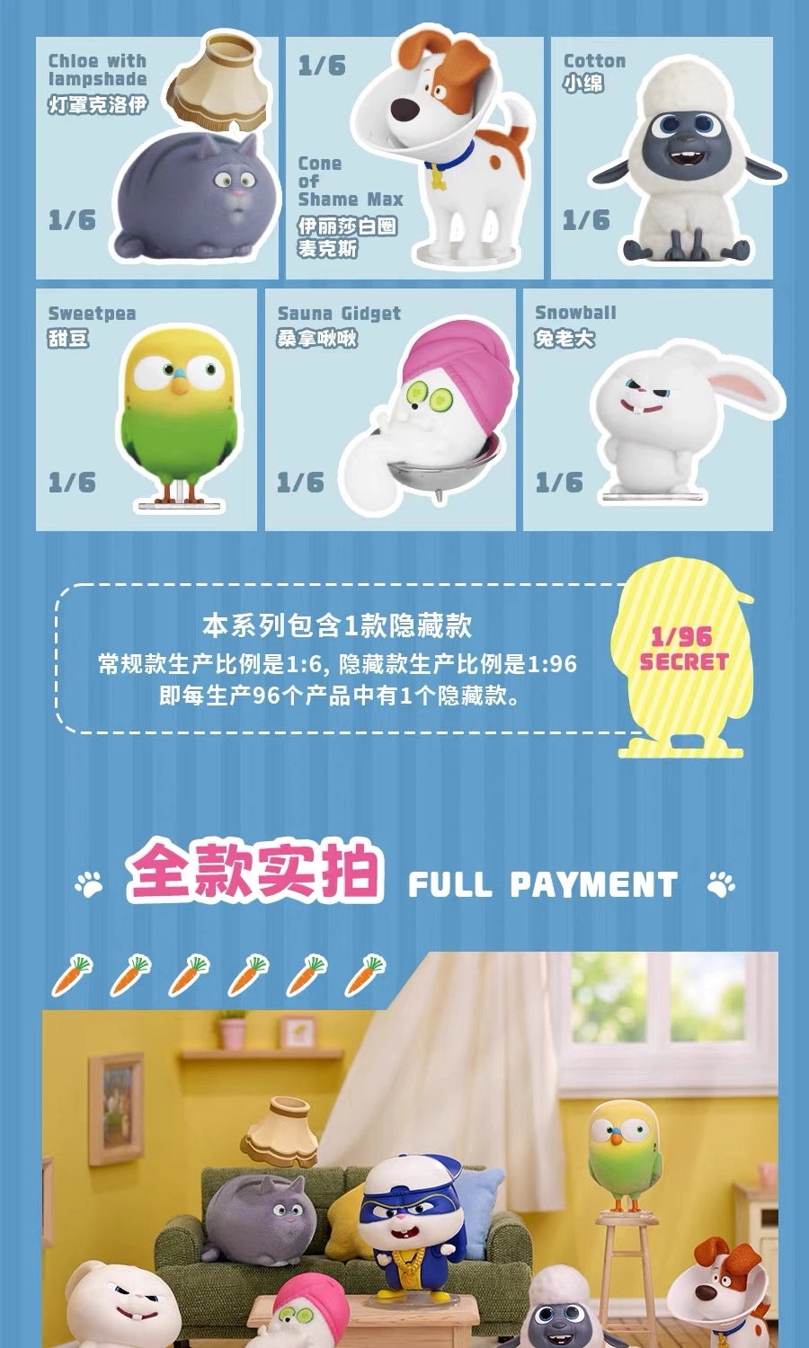 ペット フィギュア Furzzballsシリーズ ブラインドボックス