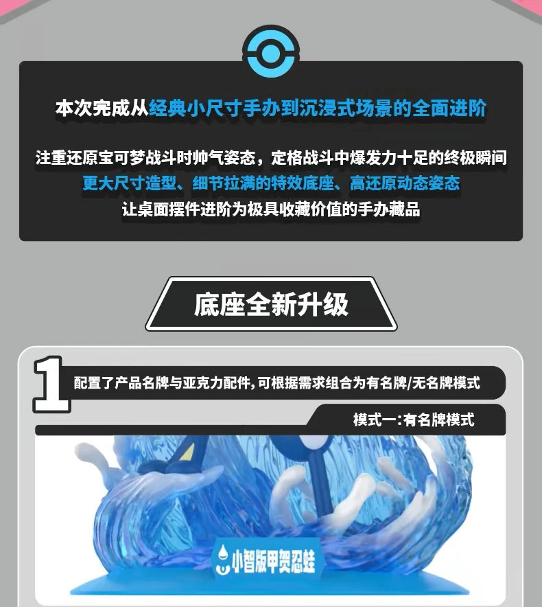 ポケットモンスター サトシゲッコウガ／ルカリオ フィギュア Twinkmont 終極一撃シリーズ