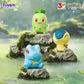 ポケットモンスター フィギュア 最初のパートナーシリーズ ブラインドボックス チコリータ ヒノアラシ ワニノコ